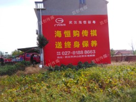  武宁农村墙体广告给农村人民带来方便