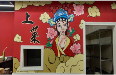  武宁墙体彩绘的发展和应用
